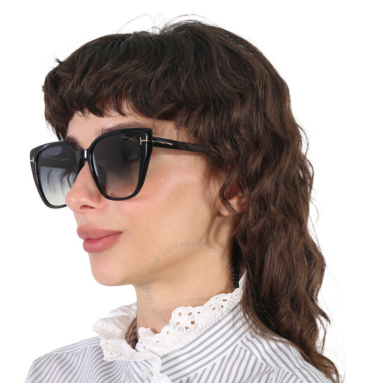 サングラス Tom Ford Sunglasses TF973K 45F Oversized Cat Eye TOM FORD Gia 63MM Oversized Cat-Eye Sunglasses | Saks Fifth