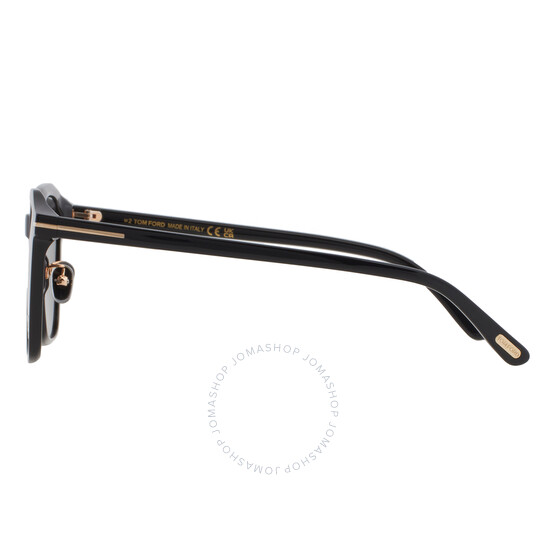 TOMFORD スクエアフレムサンクラス FT0971K0 5401A Tom Ford Grey Square Unisex Sunglasses FT0971-K 20B 54