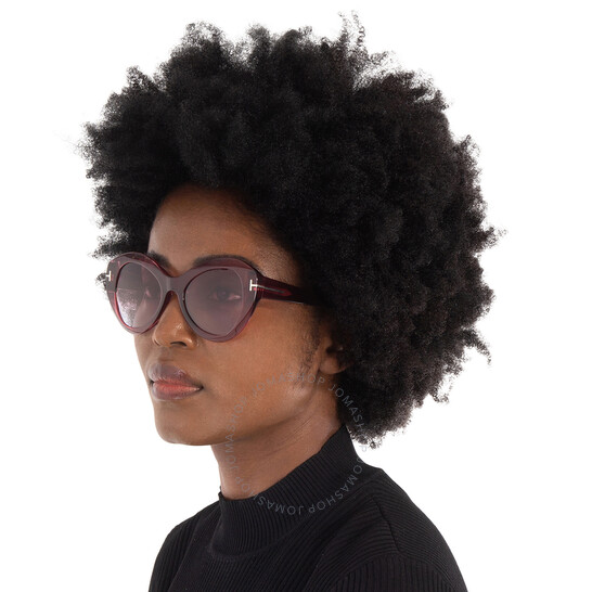 メガネ TOM FORD Tom Ford - FT5812-B - 53074 - rosa/altro Tom Ford Guinevere Pink Gradient Butterfly Ladies Sunglasses