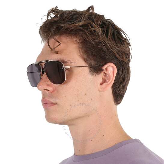 Tom Ford Jaden Smoke Navigator Men's Sunglasses FT1017 28A