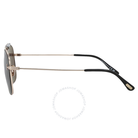 Tom Ford Jaden Smoke Navigator Men's Sunglasses FT1017 28A