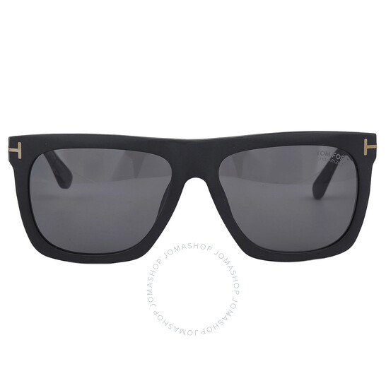 Tom Ford Morgan Polarized Smoke Browline Unisex Sunglasses