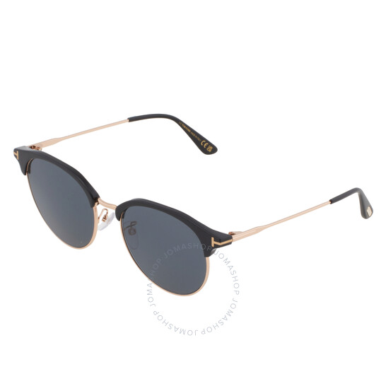 Tom Ford Smoke Oval Unisex Sunglasses FT0889-K 01A 55