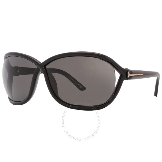 Tom Ford Smoke Wrap Ladies Sunglasses FT1069 01A 68