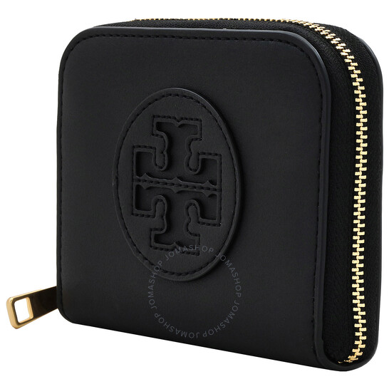 Tory Burch Black Bio Ella Small Zip Wallet 157505-001