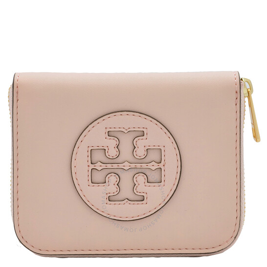 Tory Burch Blush Bio Ella Small Zip Wallet 157505-655