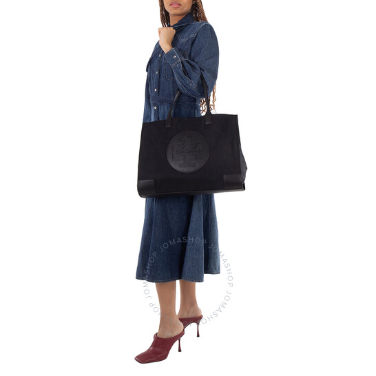 トートバッグ TORY BURCH Women Bags 87116 BLACK ella-patent-tote-bag-main.