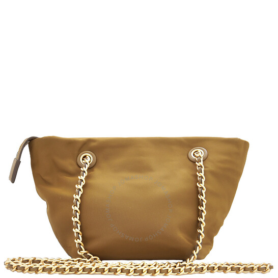 Tory Burch Ladies Camel Small Ella Chain Crossbody 160183