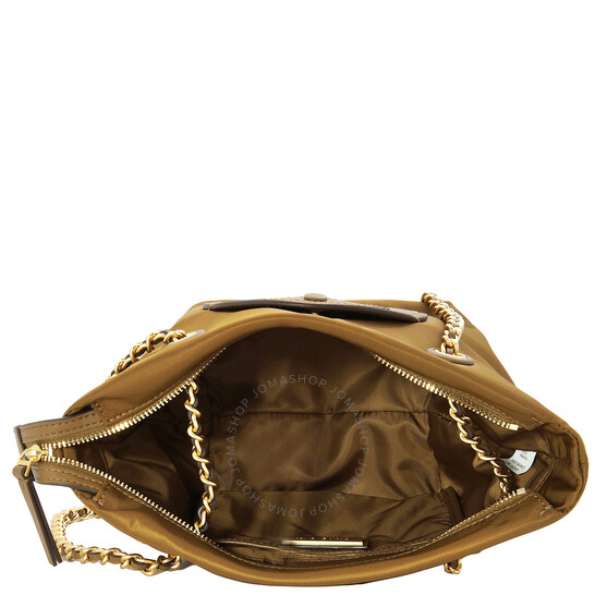 Tory Burch Ladies Camel Small Ella Chain Crossbody 160183