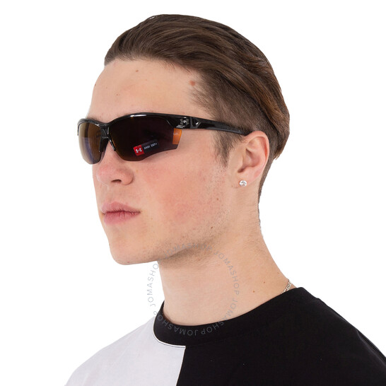 サングラス Under Armour UA YARD DUAL CSA7F Red Orange Mirror Sunglasses Under Armour Red Rectangular Unisex Sunglasses UA YARD DUAL