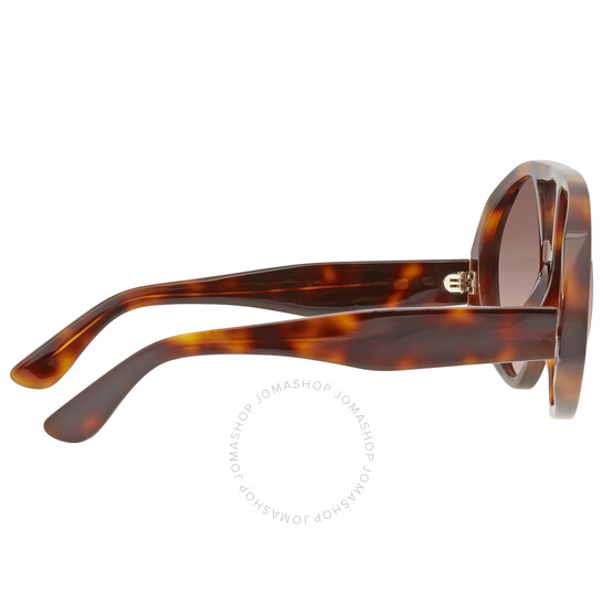 Valentino Garavani Brown Pilot Ladies Sunglasses V708S 214