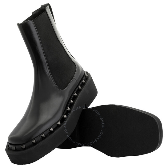 Valentino Garavani W2S0R01TMKAFD 関税送料込 Valentino Garavani Rockstud 40MM Calfskin Biker Boots | Saks