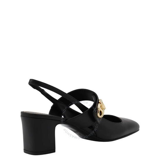 VALENTINO カラウァニスタッスアンクルフツ 5W2S0HY8AWE 0NO Valentino Garavani VLogo Square Toe Slingback Pumps, Brand