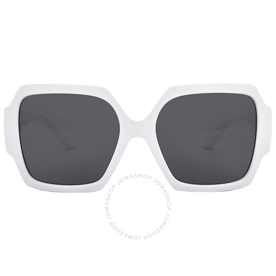 Versace Dark Gray Square Ladies Sunglasses VE4453 314/87 56