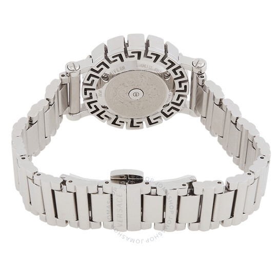 Versace Greca Glam Quartz Silver Dial Ladies Watch VE2Q00322