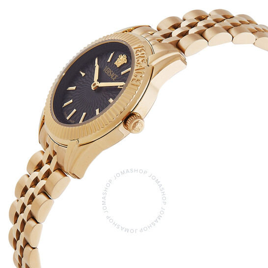 Versace Greca Time Lady Quartz Black Dial Ladies Watch