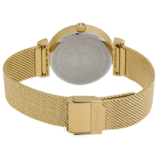 Versace Meander Quartz Black Dial Ladies Watch VELW00720