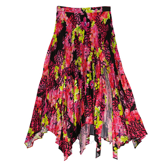【送料&関税込】Versace Printed Pleated Skirt Versace Pleated Printed Skirt | italist