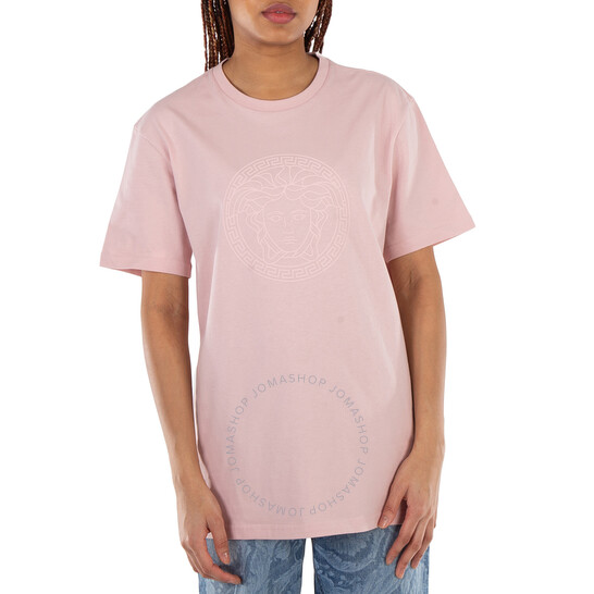 Versace Oversized Medusa Cotton T-Shirt, Brand Size 42 ( US