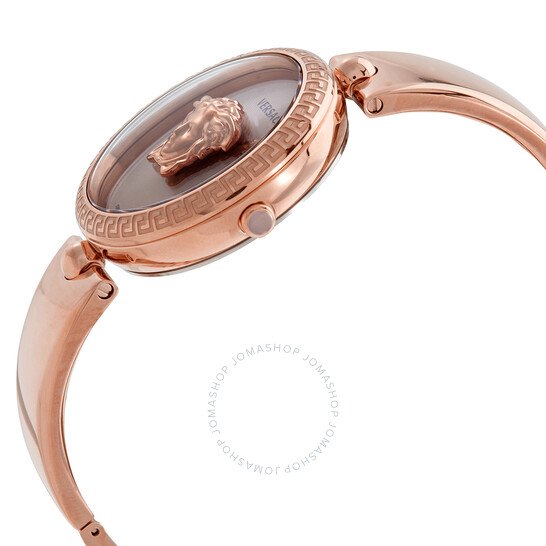 Versace Palazzo Quartz Rose Dial Ladies Watch VECQ00718