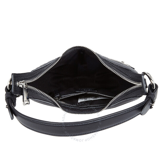 Versace Repeat Mini Black Hobo Bag 10098191A058781B00P