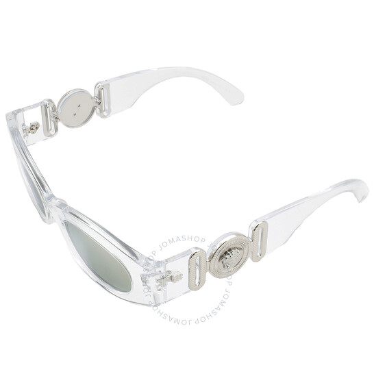 Versace Silver Mirror Oval Ladies Sunglasses VE4480U 148/30
