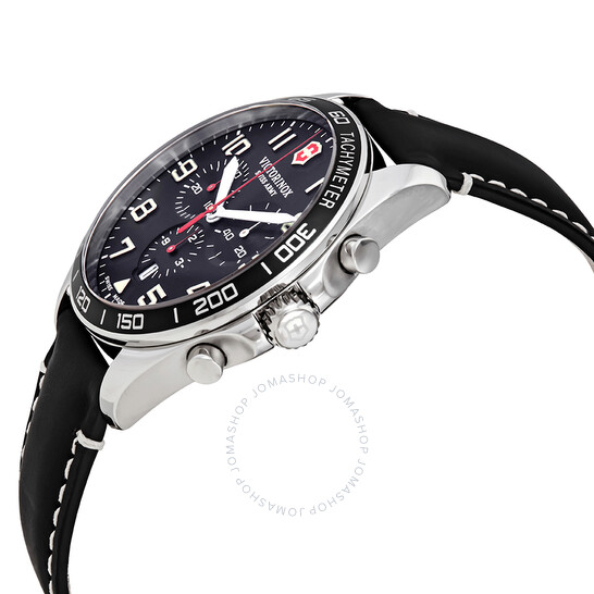 Victorinox Fieldforce Chronograph Quartz Black Dial Men's