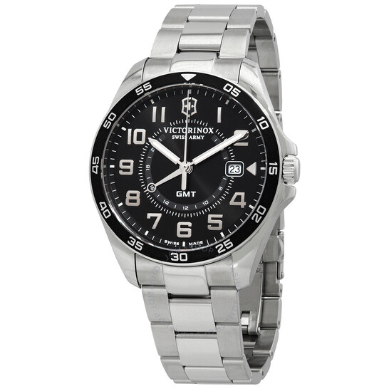 Osarusan❗️ Victorinox Airboss 42mm Black Stainless Steel Case with