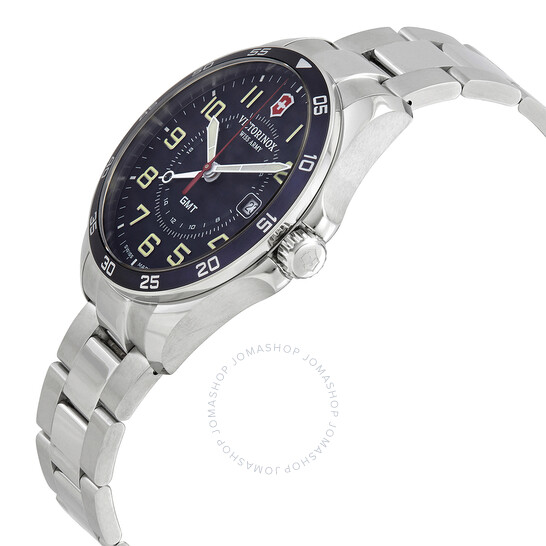 Victorinox FieldForce GMT Quartz Blue Dial Men's Watch