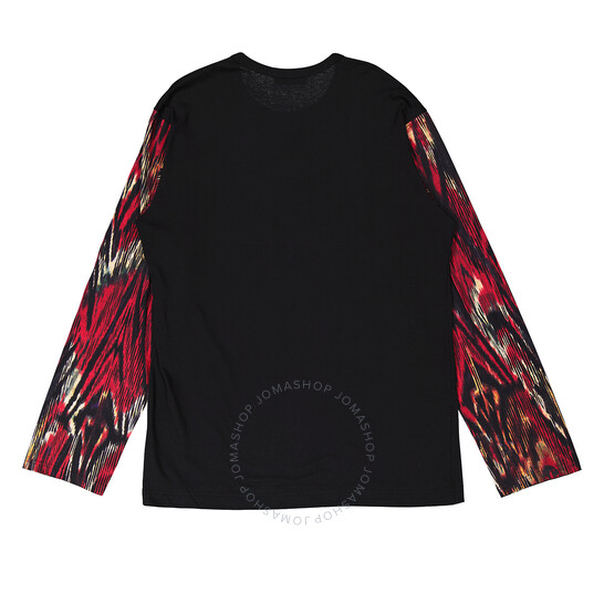 Yohji Yamamoto Deesign Pattern Long Sleeve T-Shirt, Band