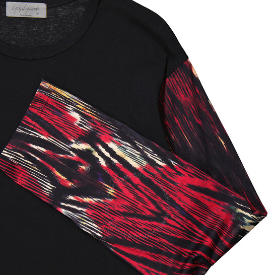 Yohji Yamamoto Deesign Pattern Long Sleeve T-Shirt, Band