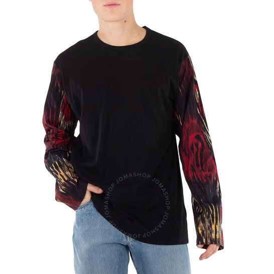 Tシャツ・カットソー Yohji Yamamoto AIRY JERSEY BLIND STITCH LONGSLEEVE T-SHIRT AIRY JERSEY BLIND STITCH LAYERED LONG-SLEEVE T-SHIRT – THE