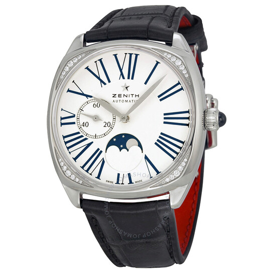 Zenith Elite Heritage Star Moonphase Silver Dial Brown
