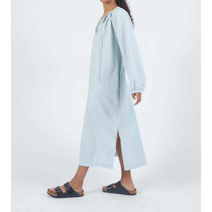 6397 Ladies Peasant Dress Light Blue, Size XSmall 120459Light BlueXS