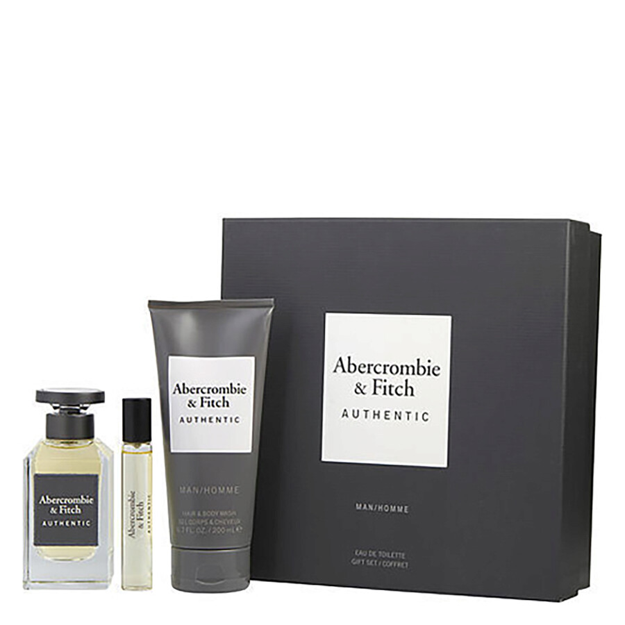 Abercrombie And Fitch Men's Authentic Gift Set Fragrances 085715165916