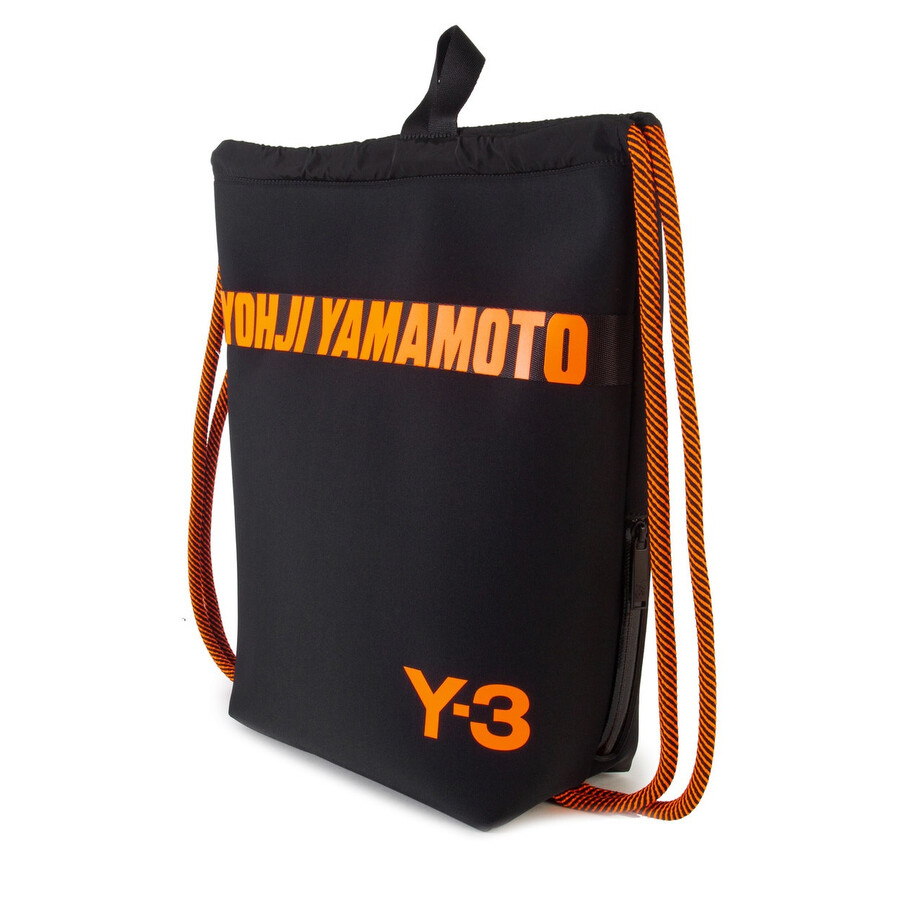 Adidas Y3 Drawstring Backpack In Black FQ6969 Handbags, Adidas
