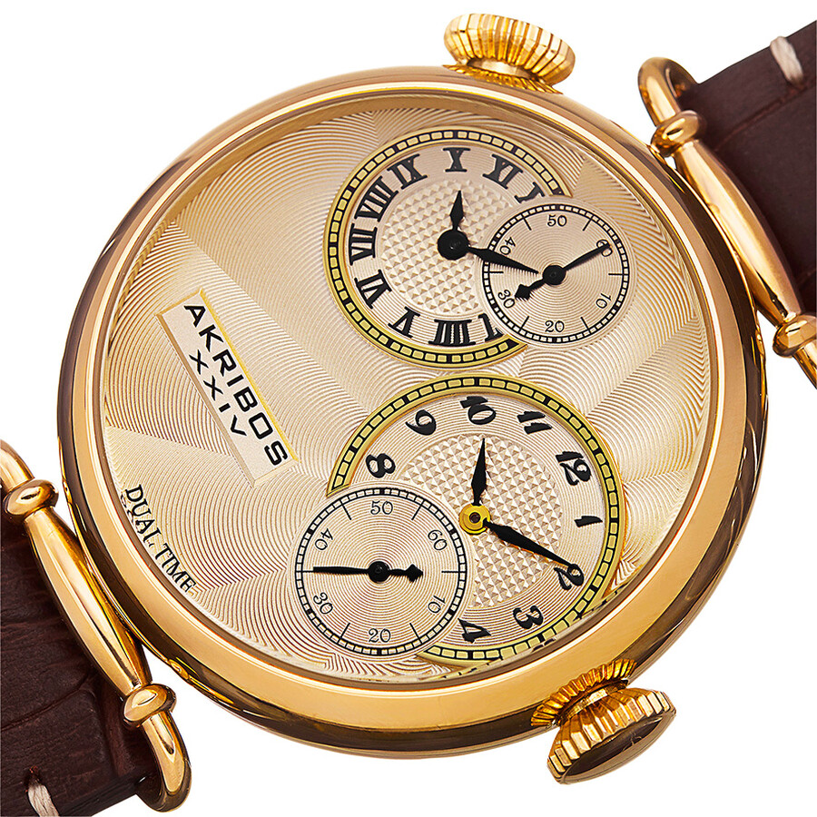 Akribos xxiv gold watch Outlet