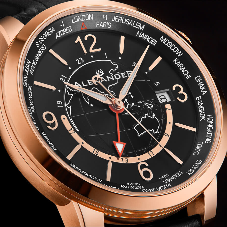 Alexander Alexander 2 Quartz Black Dial Men's Watch A171A03