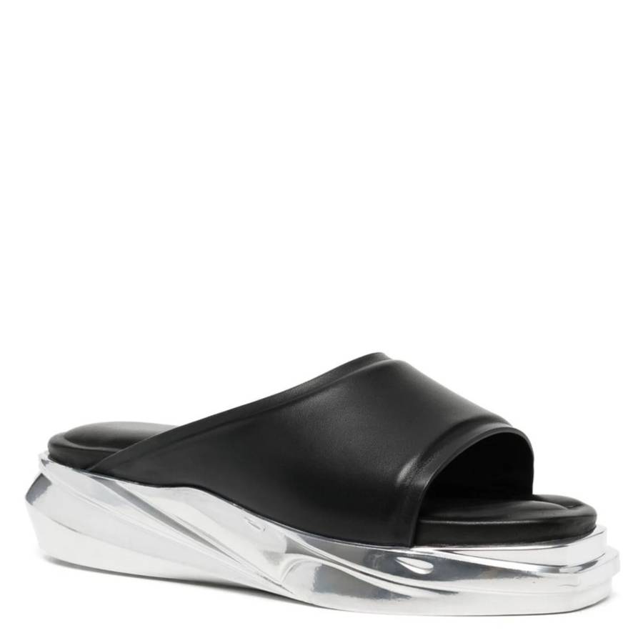 Alyx Chain Heeled Sandal White