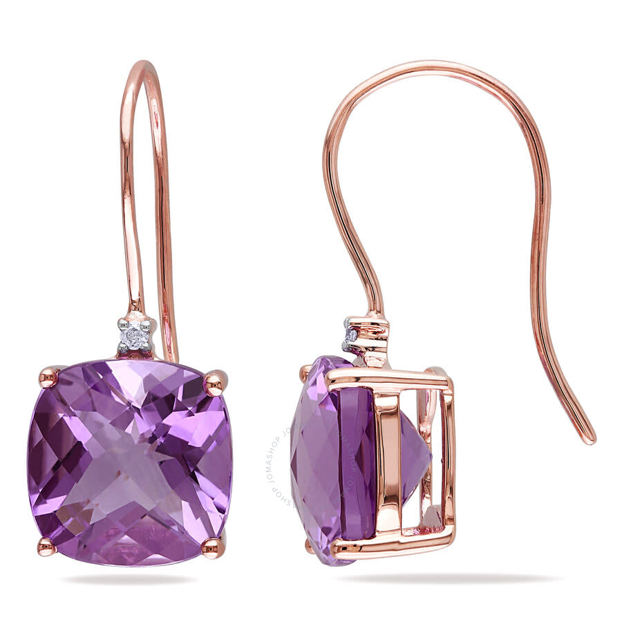 Amethyst bracelet and earring set JS003