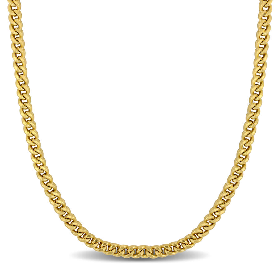 Square Curb Link Chain Necklace 34 