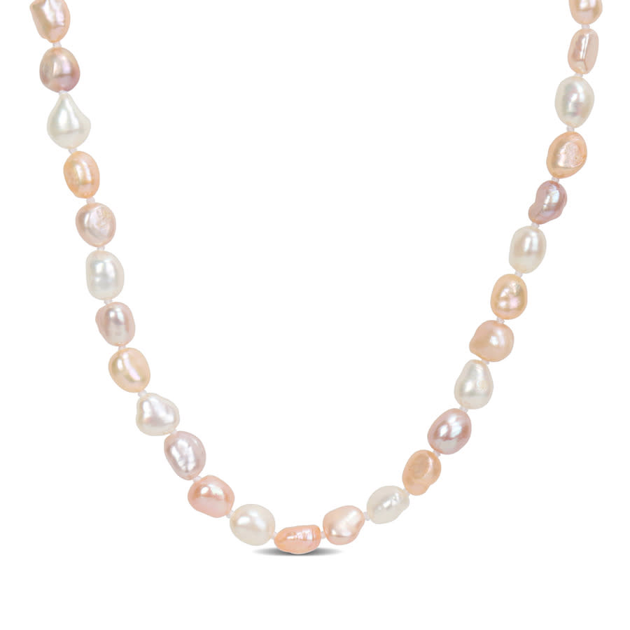 7mm x 7.5mm A+ Quality Japanese Akoya Cultured Pearl Neck