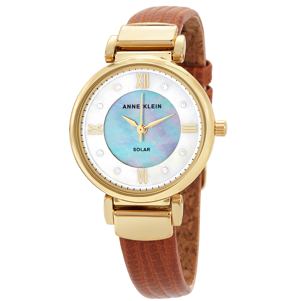 Anne Klein Quartz Crystal Solar Powered Ladies Watch AK/3660MPHY AK/3660MPHY 086702663156 - Watches, Anne Klein - Jomashop