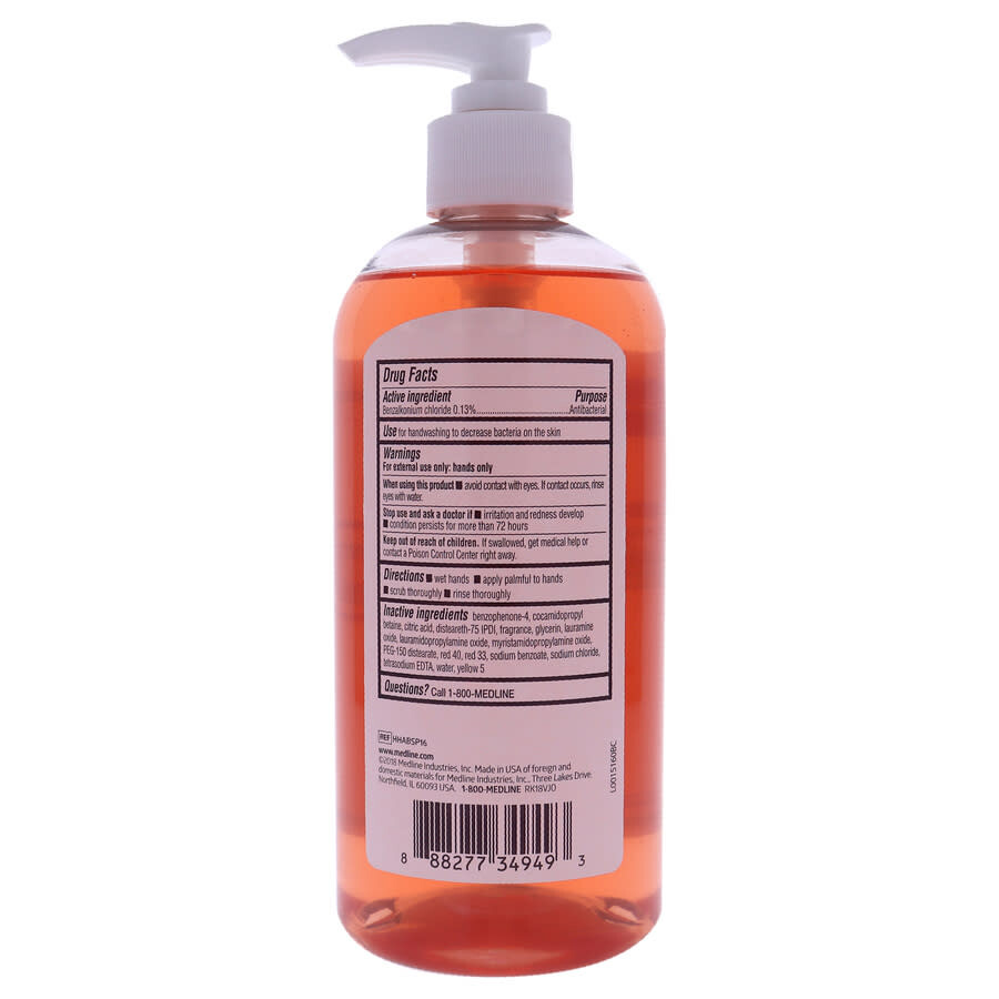 Medline Antibacterial Liquid Hand Soap by Medline for Unisex 16 oz