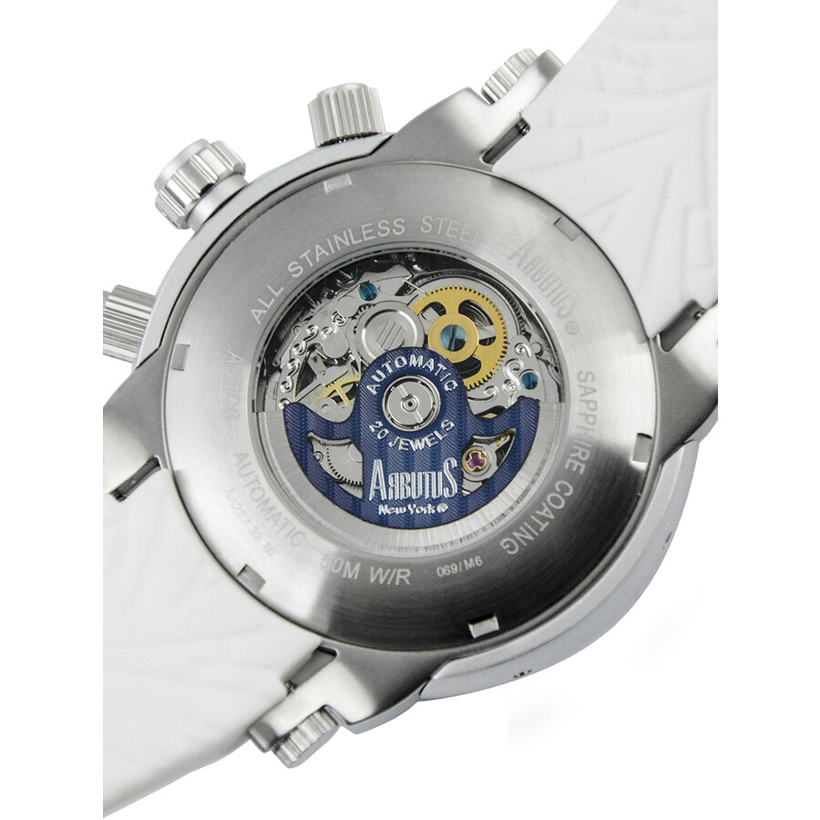 Arbutus Wall Street White Dial Men's Watch AR606SWW Watches, Wall