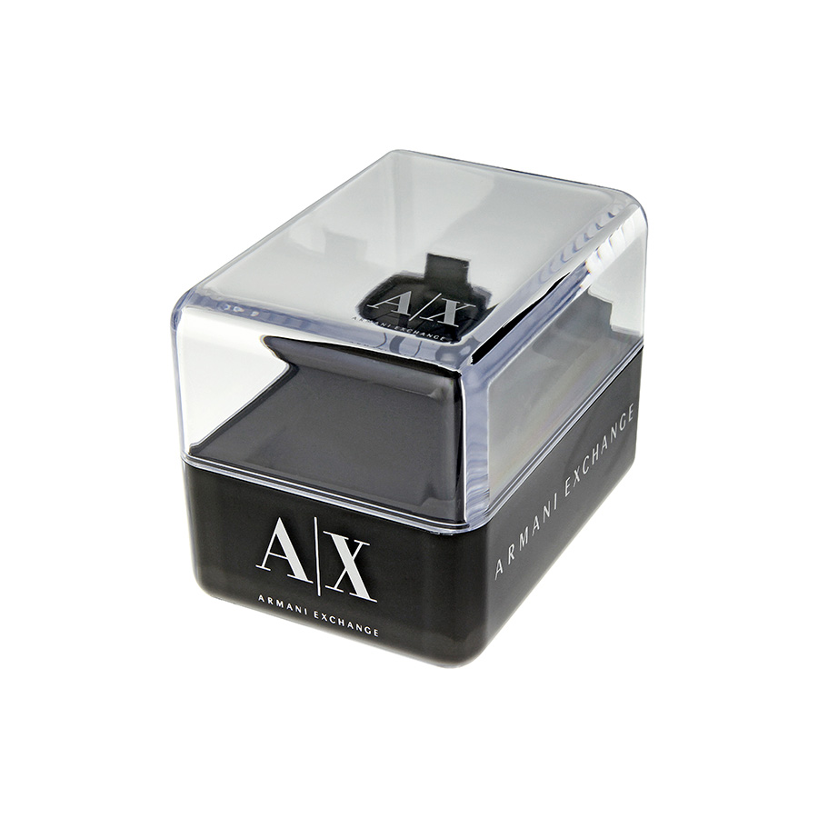 Armani Exchange Ax Silver Dial Brown Leather Men S Watch Ax2204 Ax2204 Watches Armani Exchange Jomashop