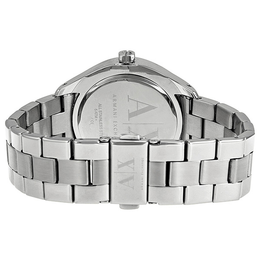 Armani Exchange Black Dial Stainless Steel Ladies Watch AX5157