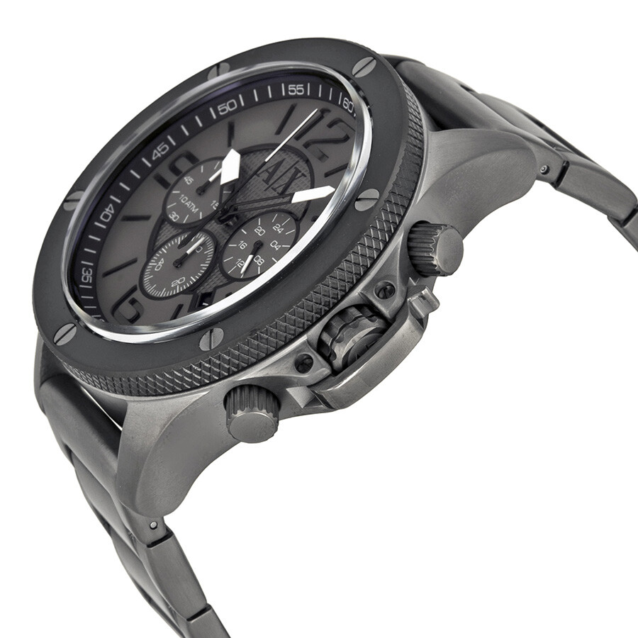 armani exchange watch grey