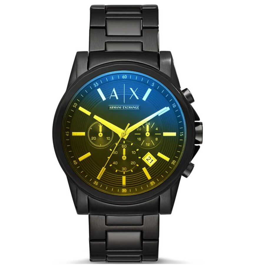 Armani Exchange Chronograph Quartz Black Dial Men's Watch AX2513 ...