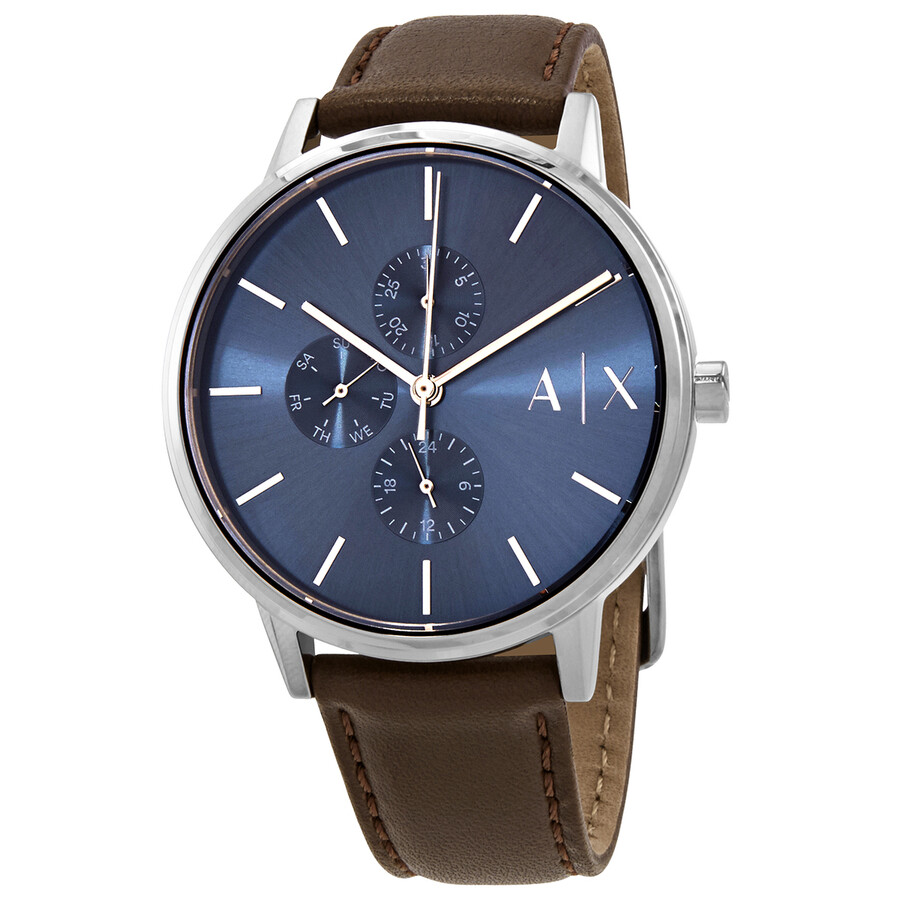 armani blue face watch